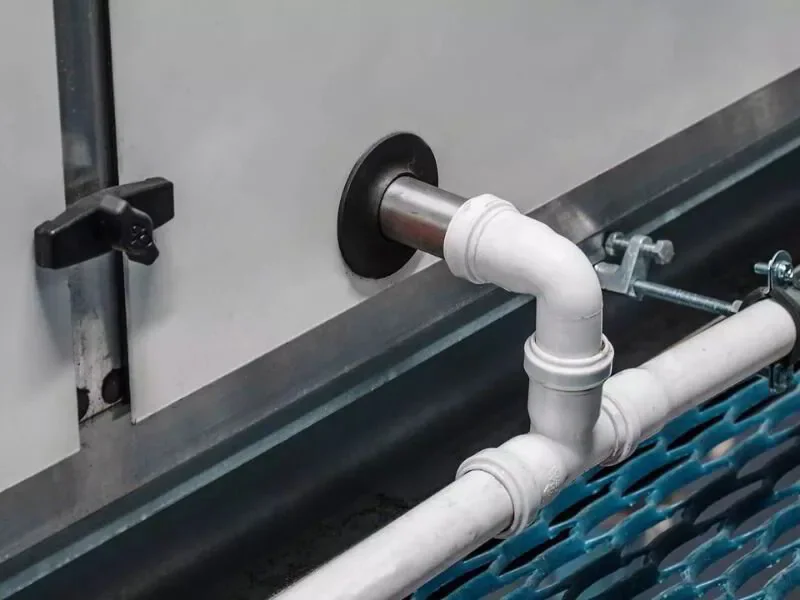 commerical AC drain line