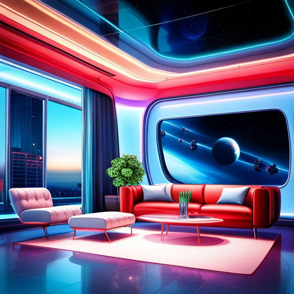 retro futurism interior design