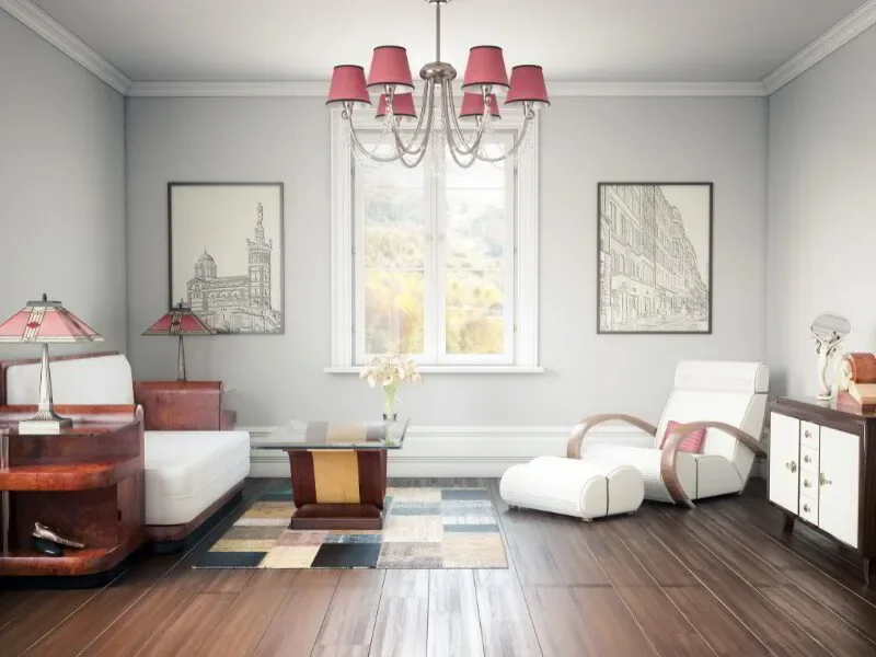 art deco home interior