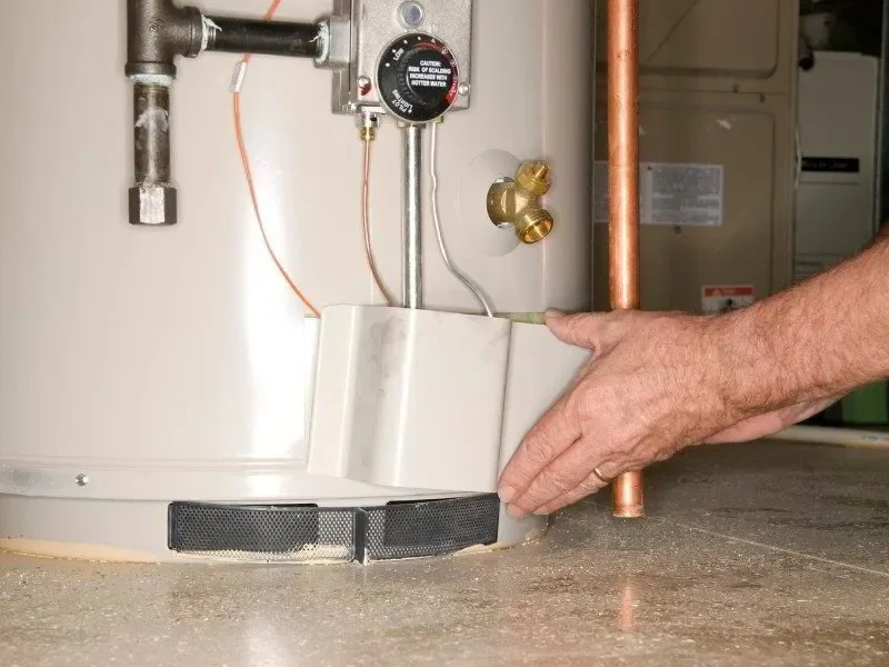 water heater access panel