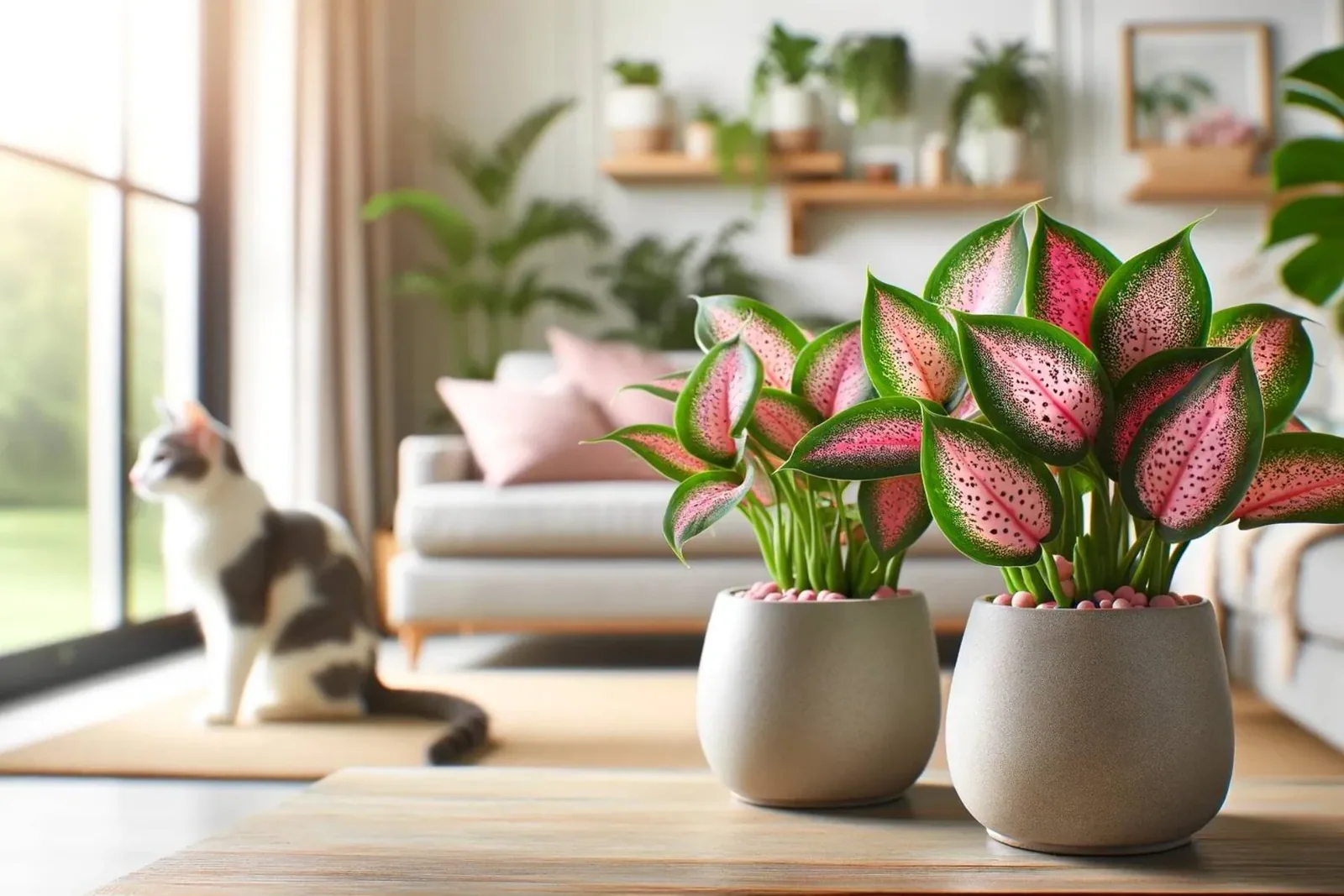 small and decorative polka dot plants